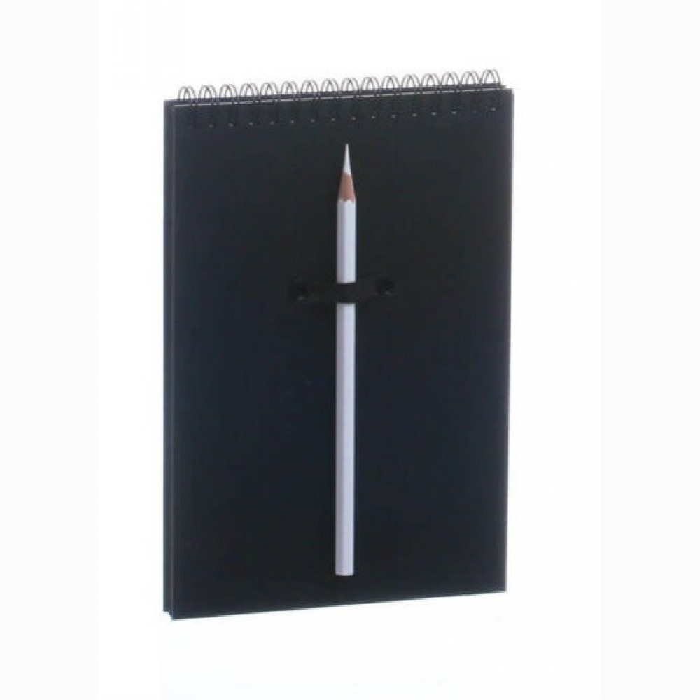 Užrašinė eskizams  SKETCH Black,  su spirale ,A5, 96 lap.