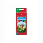 Spalvoti pieštukai FABER CASTELL CASTLE, 12 spalvų