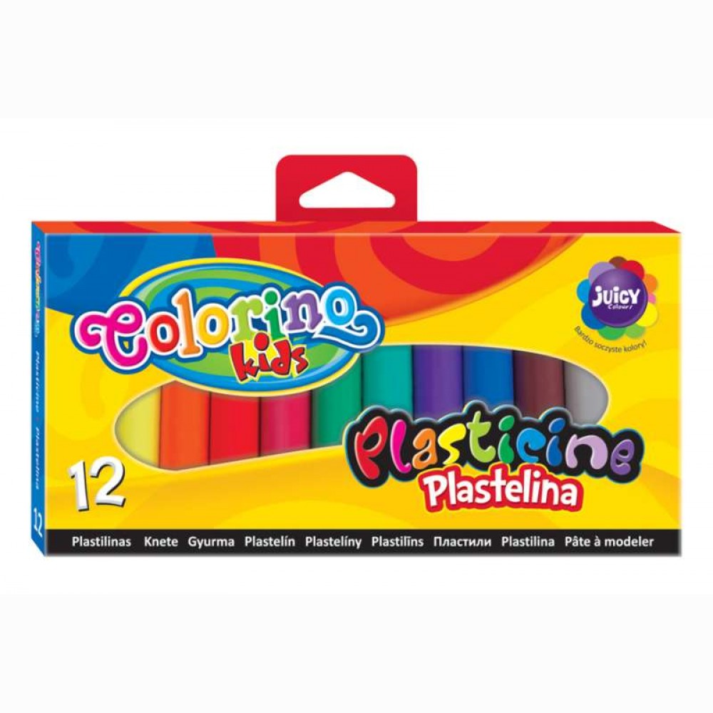 Plastilino juostelės COLORINO 12 vnt