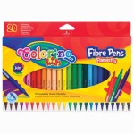 Flomasteriai COLORINO, 24 spalvų, 1 vnt. 