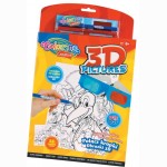 Kūrybą ugdanti knygelė COLORINO SUJUNK TAŠKUS 3D