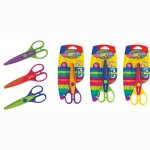 Žirkės kūrybinės (zigzaginės) 15,5cm vaikams  Colorino Kids blisteryje 