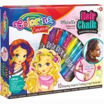 Kreidelės plaukams  „Colorino Kids”,10 vnt, rinkinys
