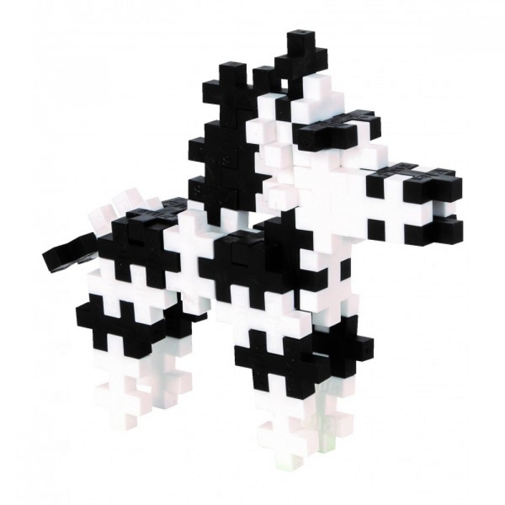 Plus Plus plastikinis vamzdelis Zebras