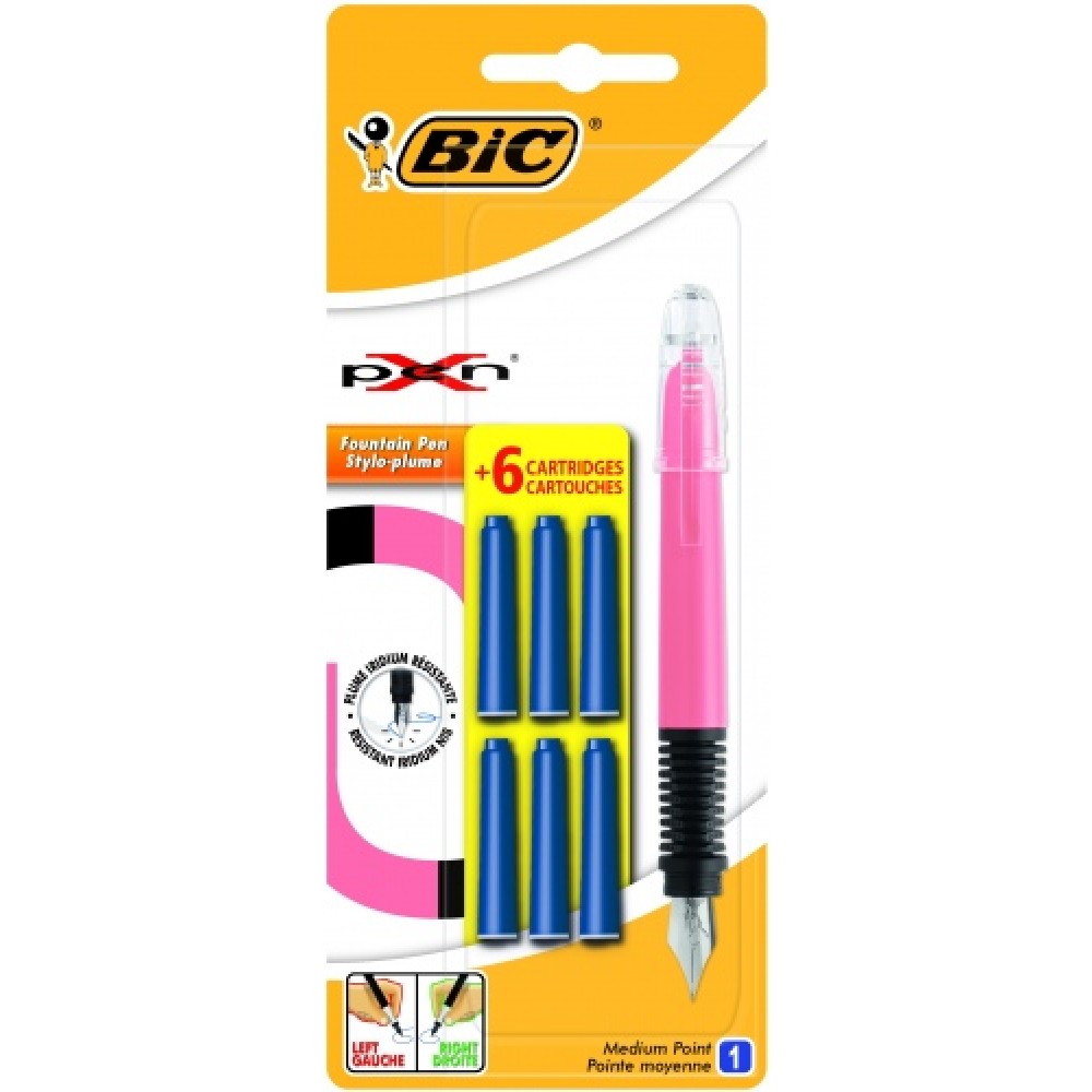 Plunksnakotis   BIC X Classic  + 6 kapsulės