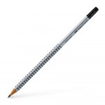 Pieštukas FABER CASTELL GRIP 2001, B, su trintuku, padrožtas