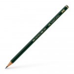 Pieštukas FABER CASTELL 9000, 2B, be trintuko, padrožtas