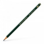 Pieštukas FABER CASTELL, 9000 4B, be trintuko, padrožtas
