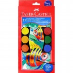 Akvareliniai dažai Faber-Castell, 21 spalvų 