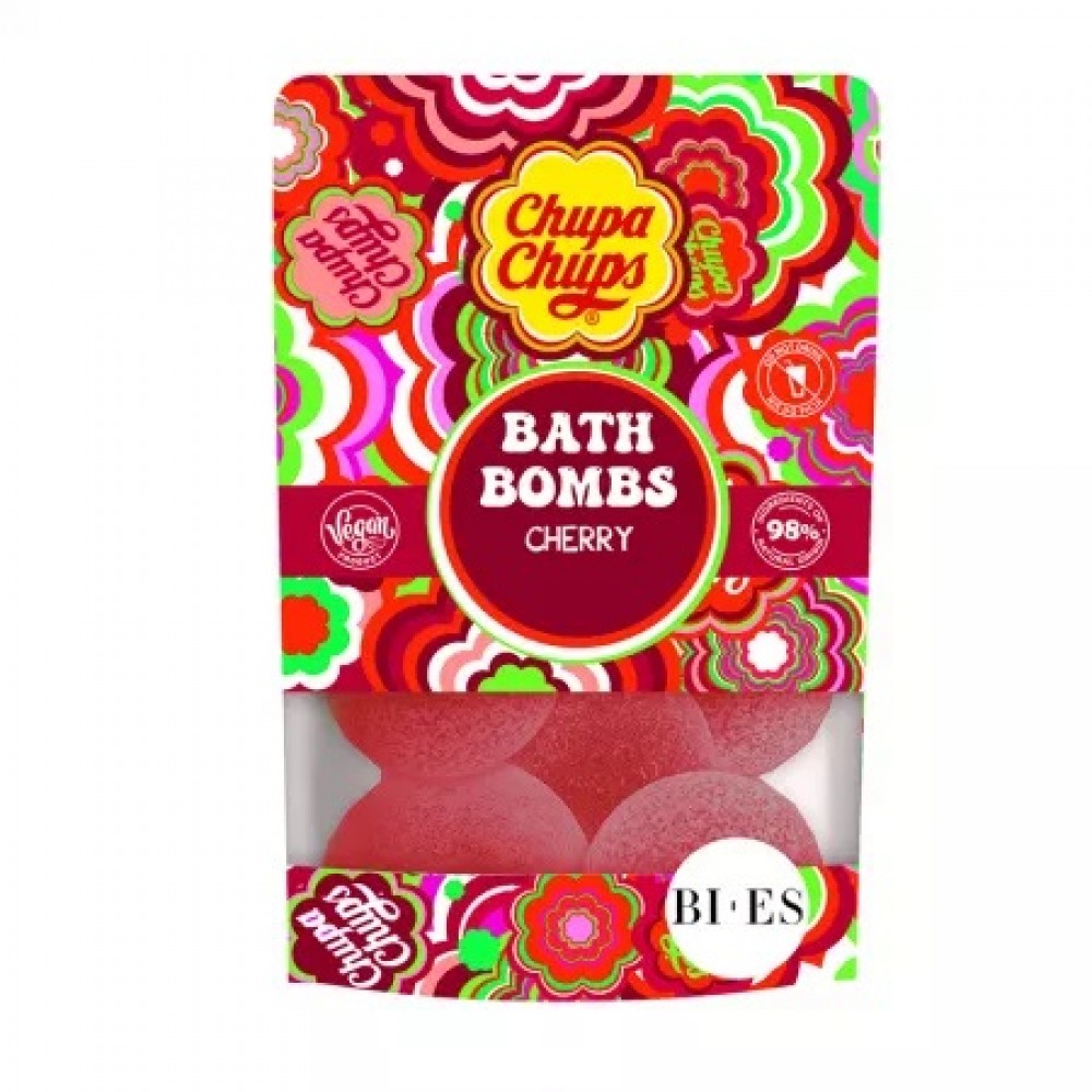 Vonios burbulas Chupa Chups vyšnių aromato 6*55 g