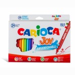 Flomasteriai 24sp.CARIOCA JOY  DUO380 
