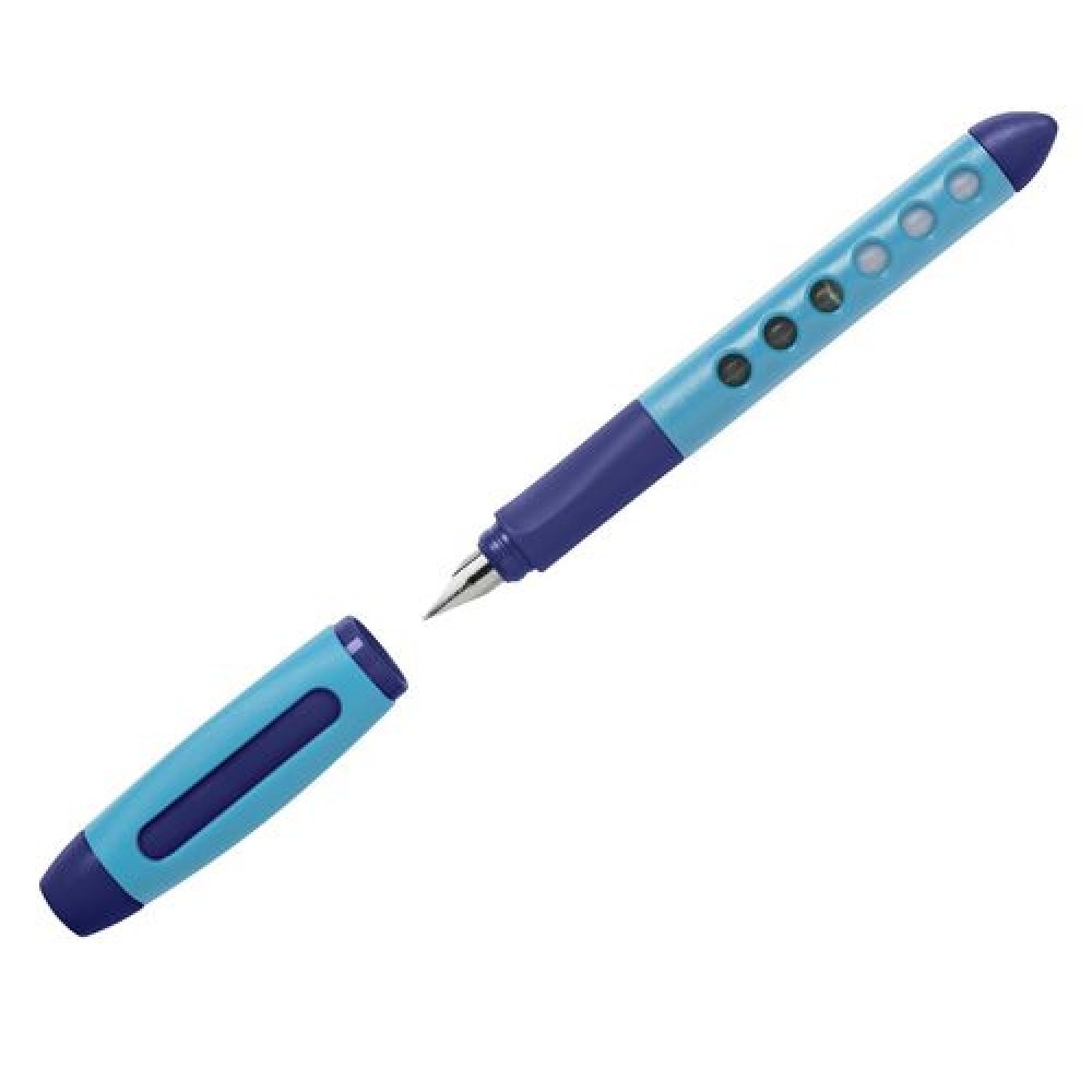 Plunksnakotis FABER CASTELL Scribolino, dešiniarankiams, mėlynos spalvos korpusas