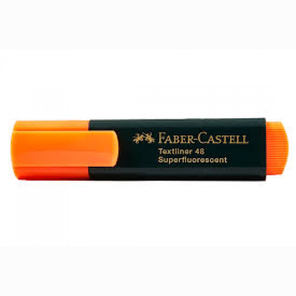 Teksto žymeklis FABER CASTELL, 1,2-5 mm, oranžinės spalvos 