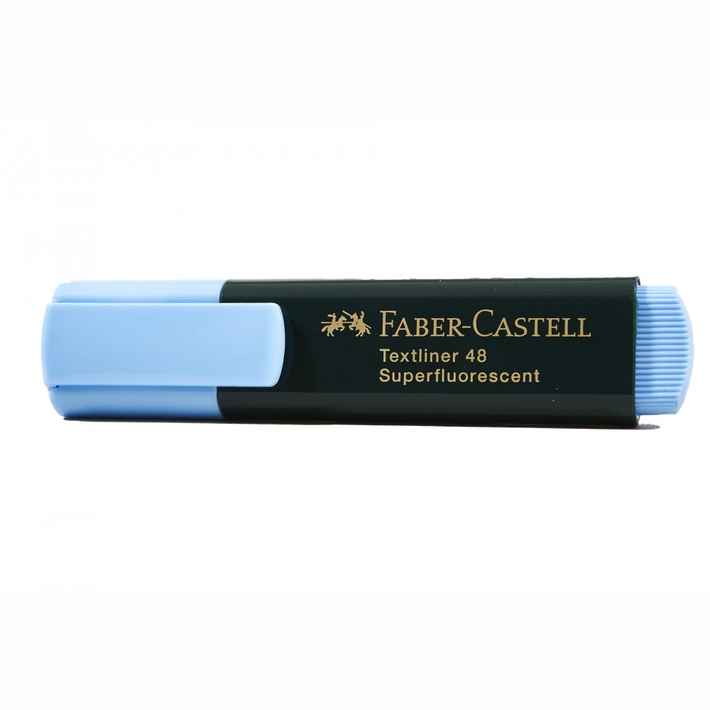 Teksto žymeklis FABER CASTELL, 1,2-5 mm, mėlynos spalvos 