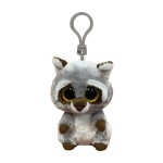 Pliušinis žaislas OAKIE - gray raccoon clip