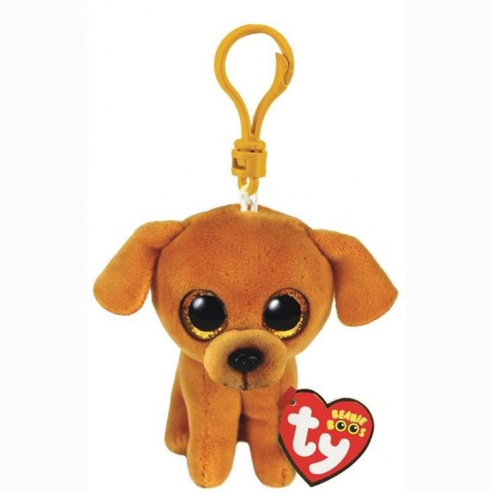 Pliušinis žaislas ZUZU - tan dog clip