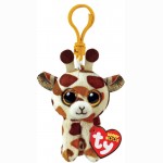 Pliušinis žaislas STILTS - tan giraffe clip