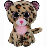 Pliušinis žaislas 15,5cm  LIVVIE - brown/pink leopard reg
