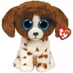 Pliušinis žaislas 23cm  MUDDLES - brown/white dog med