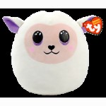 Pagalvėlė TY Squish a Boos  FLUFFY - white lamb squish 25cm