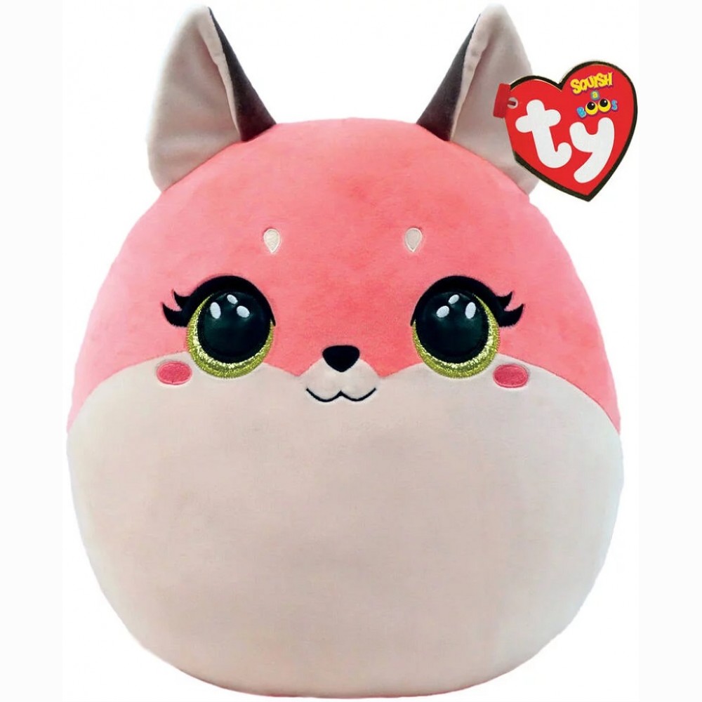 Pagalvėlė TY Squish a Boos ROXIE - pink fox squish 35cm