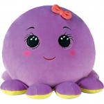 Pagalvėlė TY Squish a Boos OCTAVIA - purple octopus squish 35cm