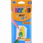 Spalvoti pieštukai TROPICOLOR  12 spalvų