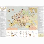 Europos mitinių būtybių žemėlapis. LT