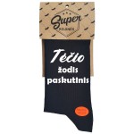Kojinės  Tėčio žodis paskutinis  (pakabinama pakuotė)