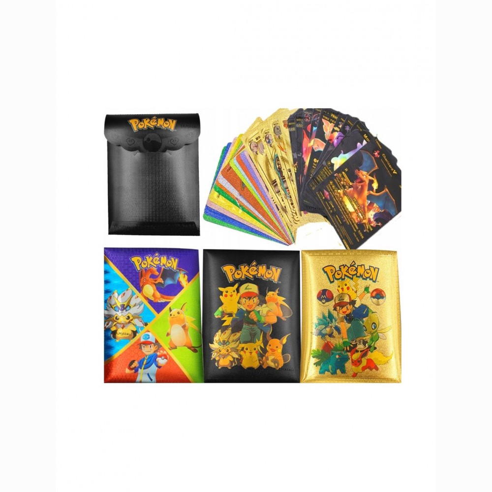 Spalvotos pokemon kortos 10 vnt, nekolekcinės (analogas)
