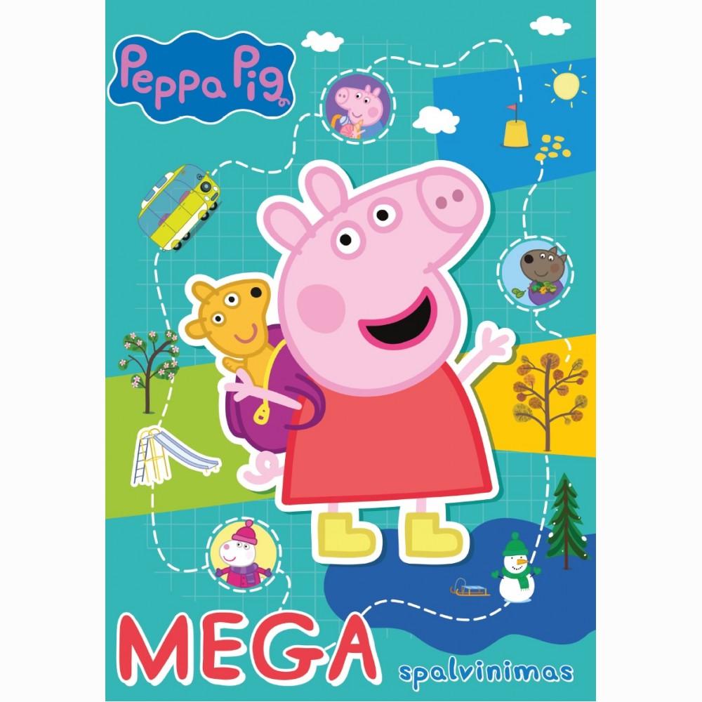 Mega spalvinimas Peppa Pig