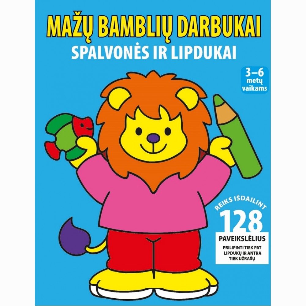 Mažų bamblių darbukai (mėlyna)