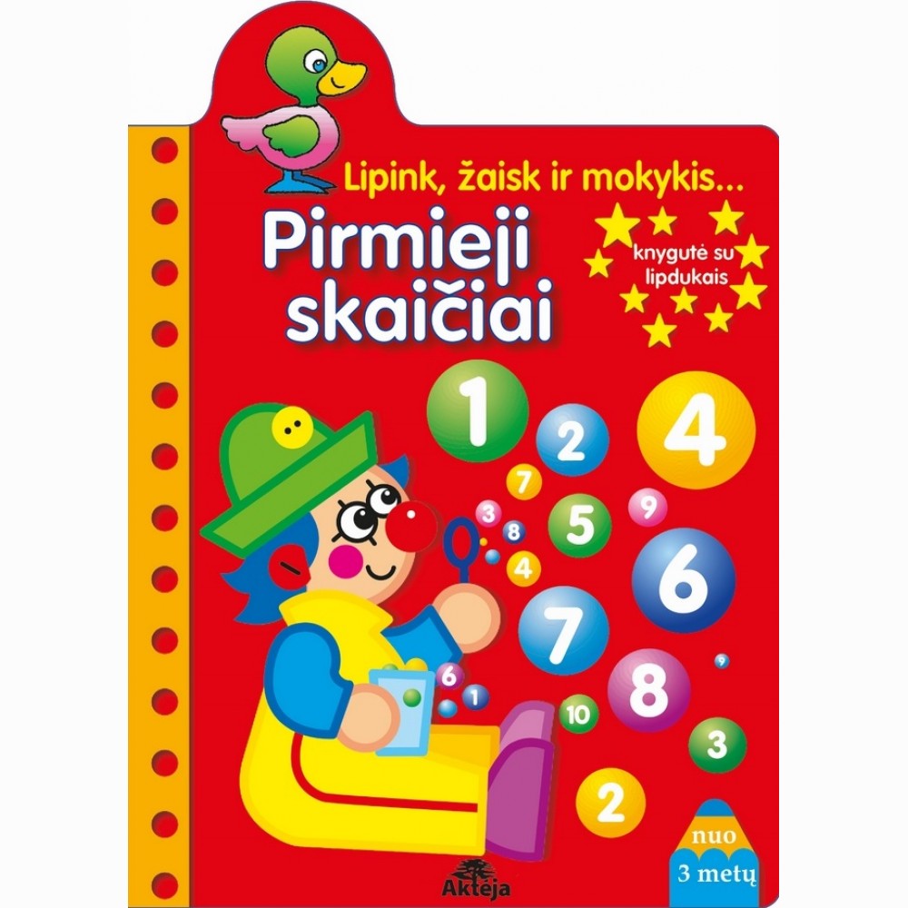 Pirmieji žodžiai. Lipink, žaisk ir mokykis...
