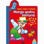 Marga spalvų šeimyna. Lipink, žaisk ir mokykis...