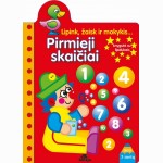 Pirmieji skaičiai. Lipink, žaisk ir mokykis...
