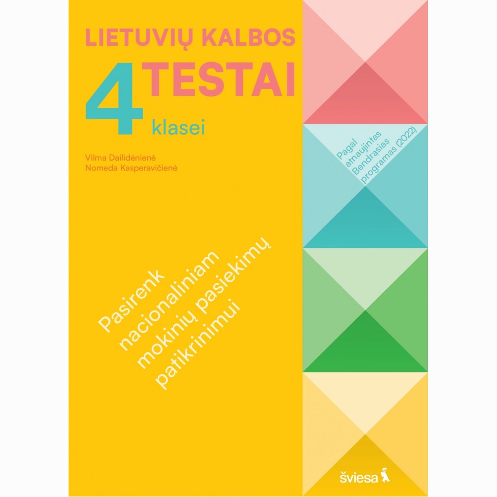 Lietuvių kalba 4 klasei, serija Pasirenk nacionaliniam mokinių pasiekimų patikrinimui!