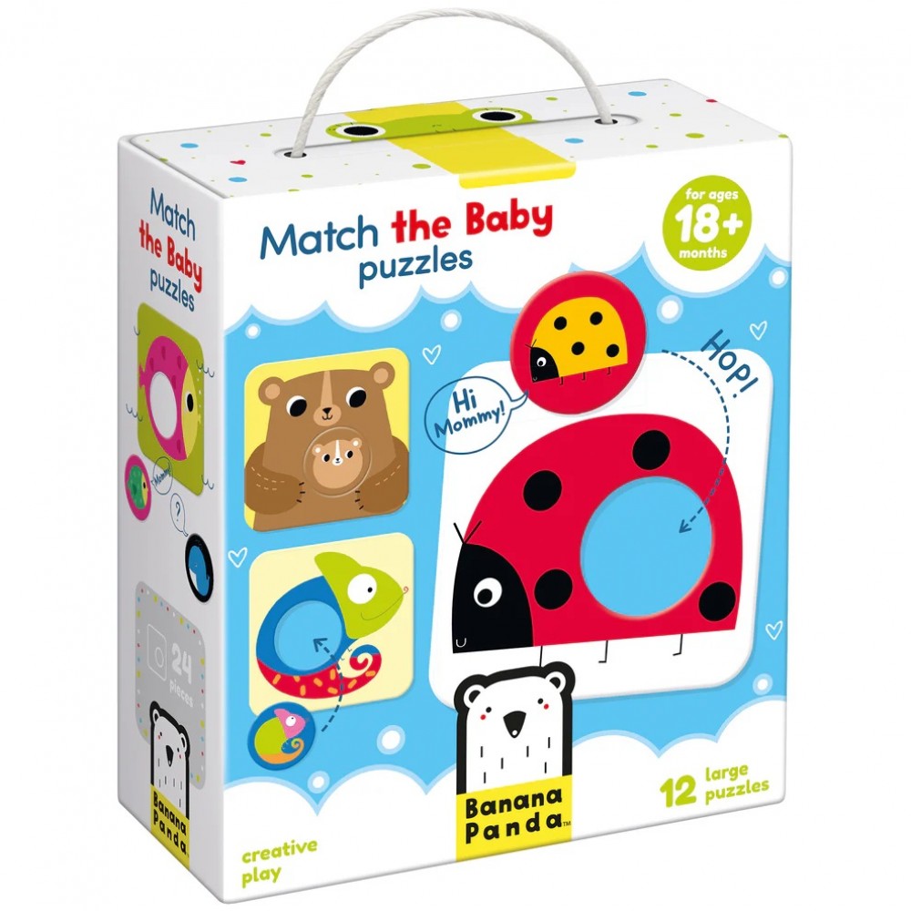 Lavinamoji dėlionė Match The Baby 18m+