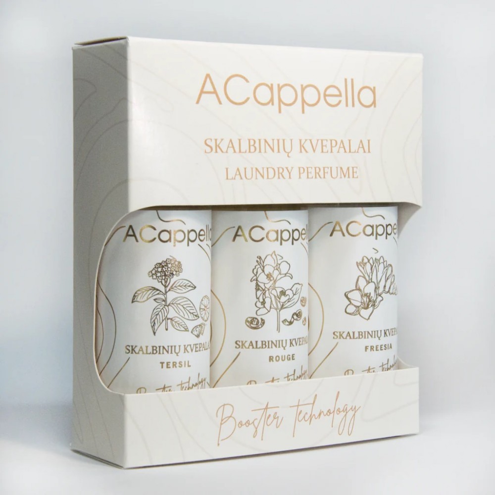 ACappella skalbinių kvepalų rinkinys (3×100ml)