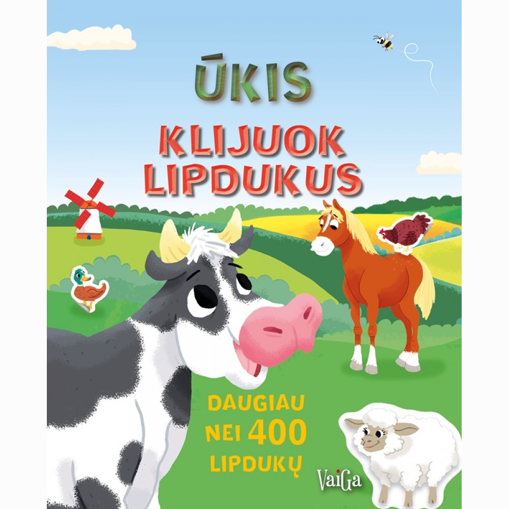 Ūkis. Klijuok lipdukus