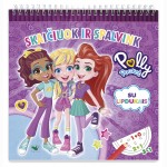 Skaičiuok ir spalvink. Su lipdukais. Polly Pocket