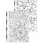 Bloknotas MANDALAS, A4, langeliais, 70 lapų, 70gsm, su spirale šone