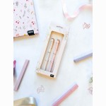 TUŠINUKAI  MY LUCKY PEN (JUODAS) & DREAM. PLAN. DO (MĖLYNAS)  2 VNT.