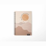 Taškuota užrašinė su spirale (A4) - sun