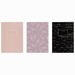 Kontorinis sąsiuvinis A4/60l. lang. 70g/m2 Metallic Rose Gold INTERDRUK