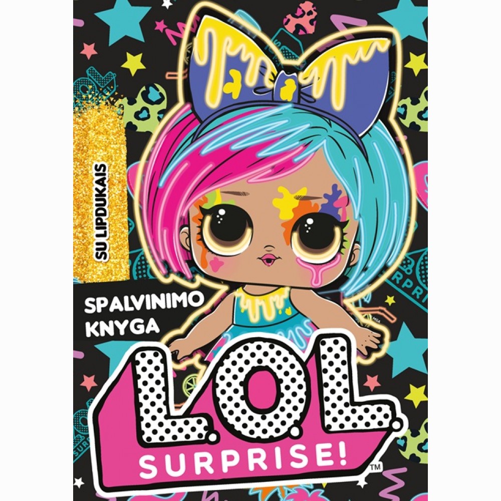 L.O.L. Surprise. Spalvinimo knyga su lipdukais