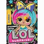 L.O.L. Surprise. Spalvinimo knyga su lipdukais