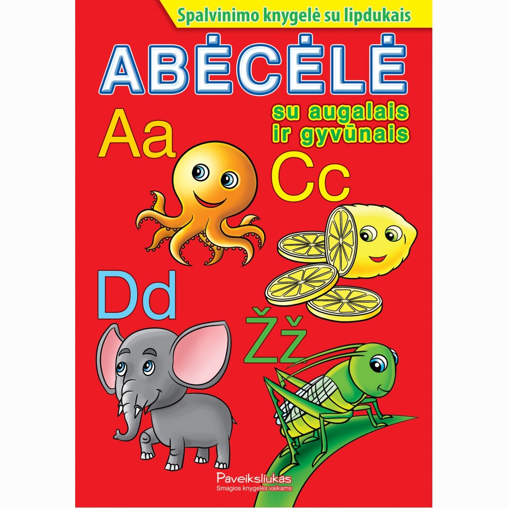 Abėcėlė su augalais ir gyvūnais