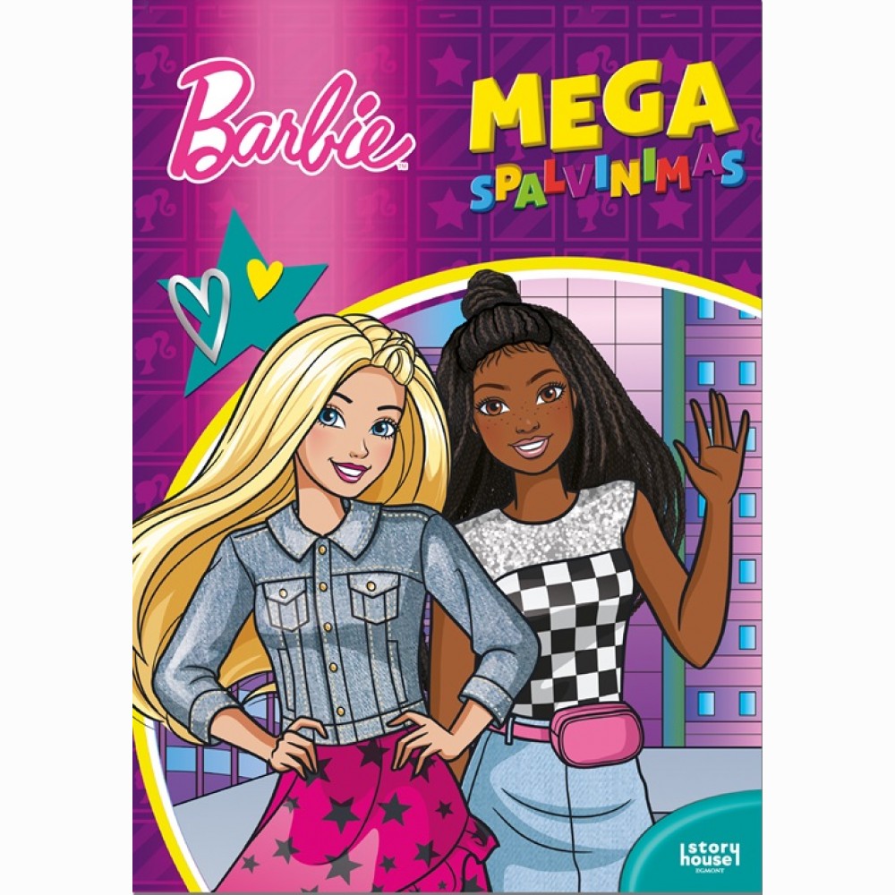 Barbė. Mega spalvinimas
