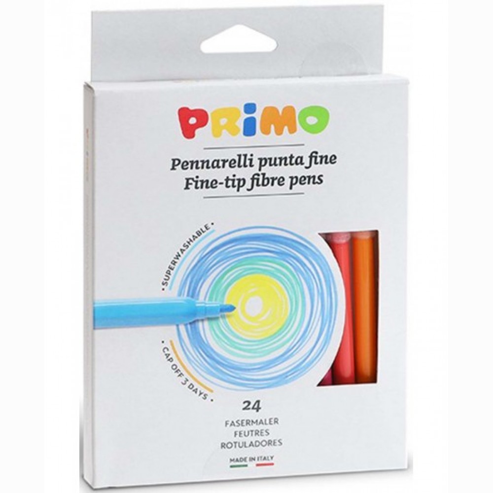 Flomasteriai PRIMO, 24 spalvų