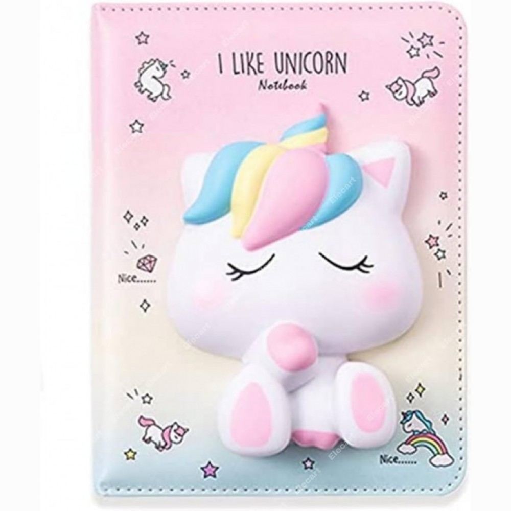 Užrašų knygelė Squishi Unicorn, 128 lapų